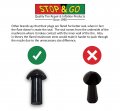Stop Go 1075 30 Piece Tubeless Tire Plugger Repair Kit For Punctures And Flats On Car Motorcycle Atv Jeep Truck Tractor 25