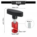 X Autohaux Car Hood Lift Support Clamp Rod Strut Holder Retainer Tool 14mm Aluminum Alloy Red