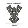 Zzxswc E-series Universal Carbon Fiber Pattern Glossy Motorcycle Oil Gas Tank Pad Protector Sticker