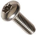 18-8 Stainless Steel Pan Head Machine Screw Meets Iso 7045 T15 Star Drive M3 5-0 6 Thread Size 10 Mm Length Fully Threaded 