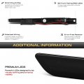 Vipmotoz Full Led Strip Side Marker Lights Fender Parking Lamps Compatible With 2012-2016 Bmw F10 M5 5 Series Sedan Chrome
