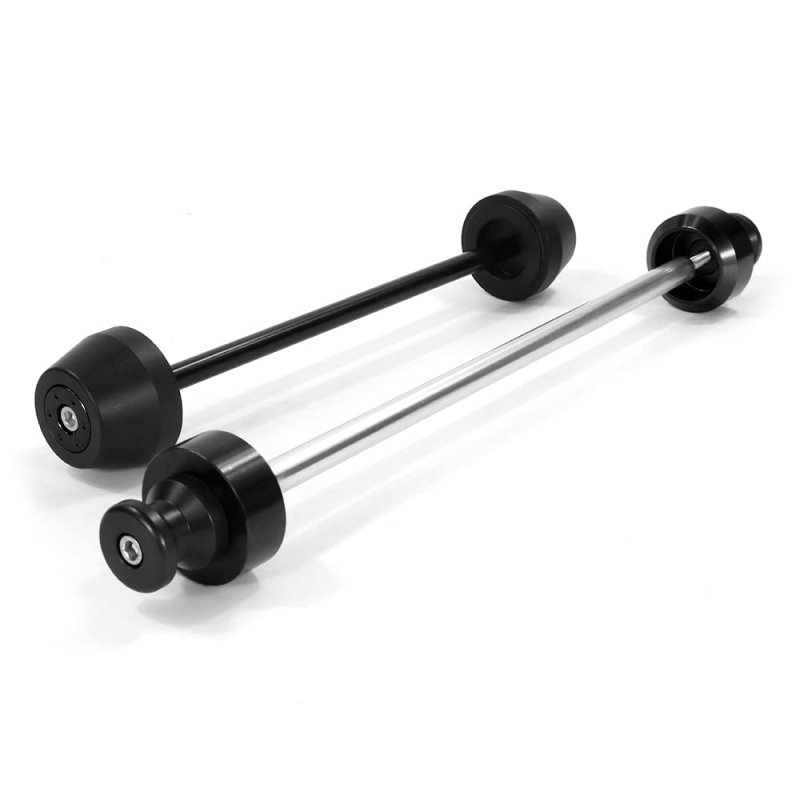 Front And Rear Axle Sliders For Mt-07 2014-2023 Fz-07 2014-2024 Cnc Aluminum Rod With Pom Swing Arm Stand Bobbins Black