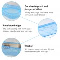 100pcs Boot Covers Shoe For Rain Protector Disposable Xl Yellow Hazmat Suit Booties Suits Blue Shoes Outdoor Overshoes