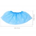 100pcs Boot Covers Shoe For Rain Protector Disposable Xl Yellow Hazmat Suit Booties Suits Blue Shoes Outdoor Overshoes