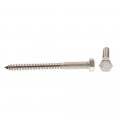 Prime-line Hex Lag Screws 5 16 In X 3-1 2 Grade 18-8 Stainless Steel 25 Pack