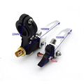 Tc-motor Silver Brake Clutch Handle Levers Blue Cable For Chinese Pit Dirt Bike Motorcycle 50cc 90cc 70cc 110cc 125cc 140cc