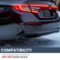 Led Rear Bumper Reflector Tail Light For 2018-2023 Honda Accord Turn Signal Sequential Flashing Brake Driving Fog Lamp W