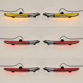 Kuafu Led Rear Bumper Reflector Tail Light Compatible With 2018-2023 Honda Accord Turn Signal Sequential Flashing Brake Driving