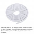 Uxcell Edge Trim White U Shape Protector Rubber With Steel Clips Fits 3 64 -3 32 8 2ft 2 5meter Length Door Guards