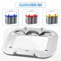 X Autohaux 1 Set Billet Aluminum Battery Pallet For Racing Trunk Optima Batteries Hold Down Bracket Relocation Tray