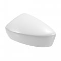 Front Left View Mirror Cover Trim Exterior Rear Shell Fit For Mazda 3 Axela M3 2017-2019 Abs White 1 Pcs 