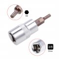 Uxcell 3pcs 3 8 Drive X H3 3mm Hex Bit Socket S2 Steel Bits Cr-v Sockets 38mm Length Use With Ratchet Wrench Slide Bar