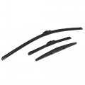 Acropix 26 13 12 Front Rear Windshield Wiper Blade Set Fit For Hyundai Santa With J U Hook Pack Of 3 Black 