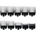10 Pack Professional Black Hair Clipper Guards Guide Combs From 16inch To 1inch 1 5-25mm For Home Cut Home Pro Barber 