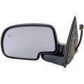 Driver Side Door Mirror For Cadillac Escalade Ext 2002 And 2007 Classic Power Heated With Puddle Light Manual Folding Textured 
