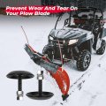 Kemimoto Universal Snow Plow Skid Shoes Atv Utv Compatible With Rzr 900s 1000xp Trail Ranger General Sportsman Pioneer Rhino