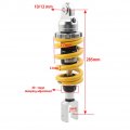 Fsfy Yellow 285mm 11 Suspension Universal Motorcycle Air Shock Absorbers Clevis For Dirt Pit Bike Atv Quad Buggies Projects