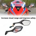 Minho Motorcycle Rearview Mirrors With Built-in Turn Signals Fit For Honda Cbr 1000rr 2008-2012