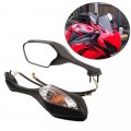Minho Motorcycle Rearview Mirrors With Built-in Turn Signals Fit For Honda Cbr 1000rr 2008-2012