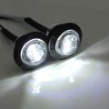 Ricoy 3 4 Round Led Underbody Rock Front Rear Side Marker Indicators Light Waterproof 12v For Car Truck Trailler Atv Boat Pack