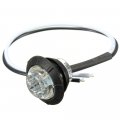 Ricoy 3 4 Round Led Underbody Rock Front Rear Side Marker Indicators Light Waterproof 12v For Car Truck Trailler Atv Boat Pack
