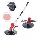 Electric Concrete Cement Mortar Trowel With Rod 110v Hand-held Wall Plastering Machine Plaster Smoothing Tools Kit 6 Speed 