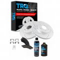 Front Ceramic Brake Pad And G Coated Rotor Kit With Chemicals For 2008 2017 Buick Enclave 2009 Chevrolet Traverse 2007 2016 Gmc 