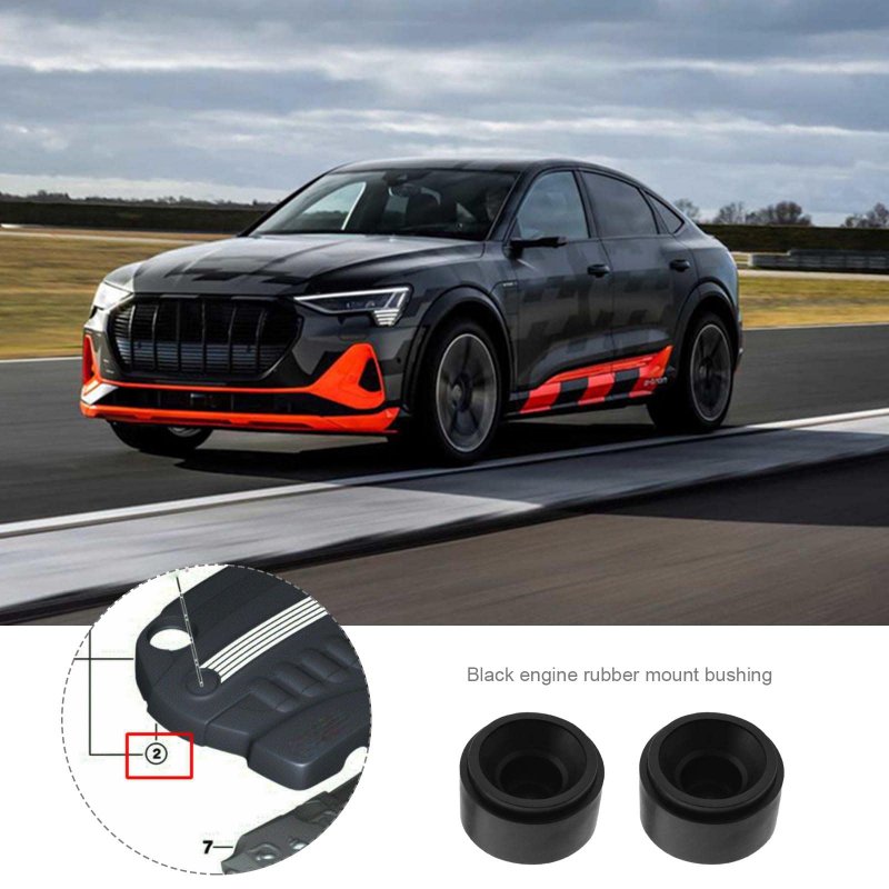 2pcs Engine Cover Trim Rubber Mount Grommet Bush 18mm Height For Bmw Mini 1 2 3 4 5 6 7 Series X1 X2 X3 X4 X5 X6 X7 Z4 Part