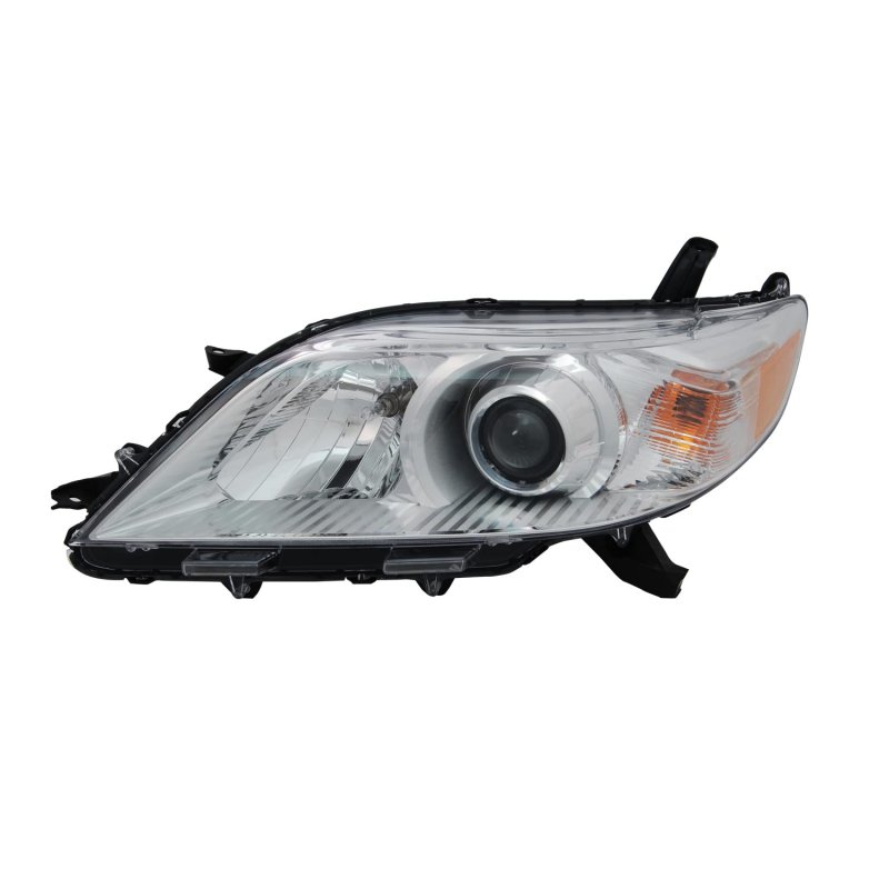 Left Headlight Assembly For 2011 To 2020 Toyota Sienna Driver Side White Led Lamp With Bulbs Model 20-9138-00
