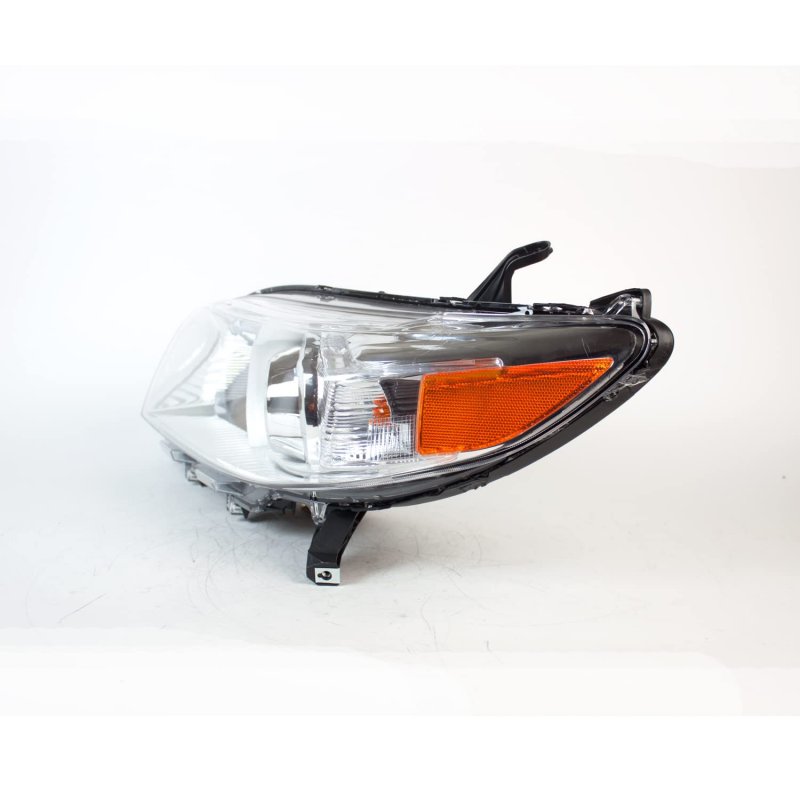 Left Headlight Assembly For 2011 To 2020 Toyota Sienna Driver Side White Led Lamp With Bulbs Model 20-9138-00