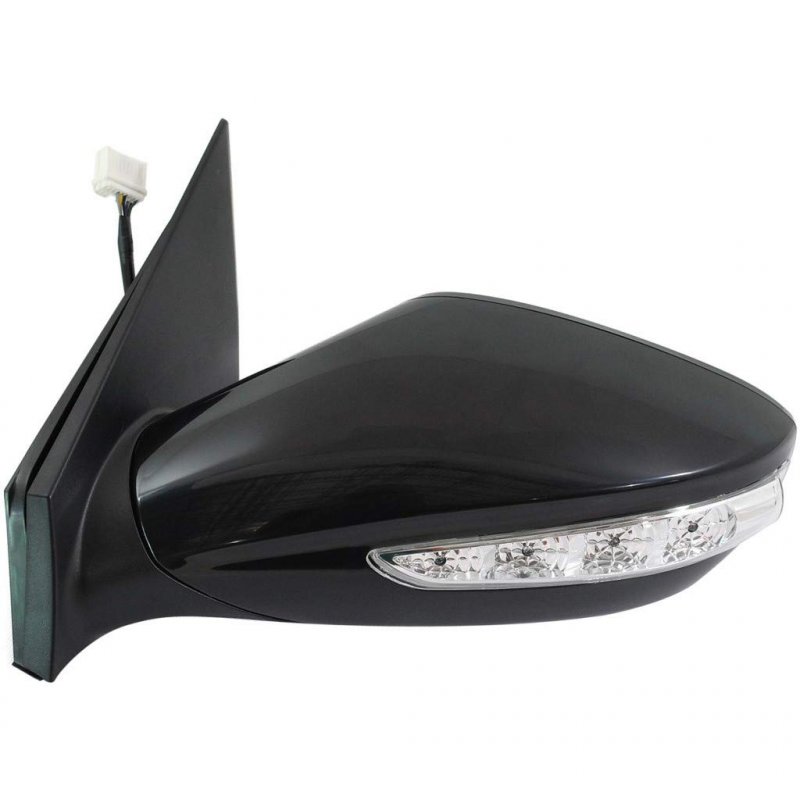 Hyundai Sonata 2011 2012 2013 2014 Door Mirror Driver Side Power Heated With Signal Indicator Paint To Match Replacement For