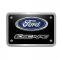 Ipick Image Made For Ford Escape 3d Logo Black 3 8 Thick Solid Billet Aluminum Tow Hitch Cover