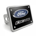 Ipick Image Made For Ford Escape 3d Logo Black 3 8 Thick Solid Billet Aluminum Tow Hitch Cover