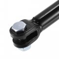 X Autohaux Adjustable Motorcycle Kickstand Side Support Stand With Spring Aluminum Alloy Black For Honda Cg125