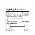 Ge Led 8w 60w Equivalent Soft White General Purpose A19 Light Bulbs Medium Base Frosted 13 Year Life 12pk