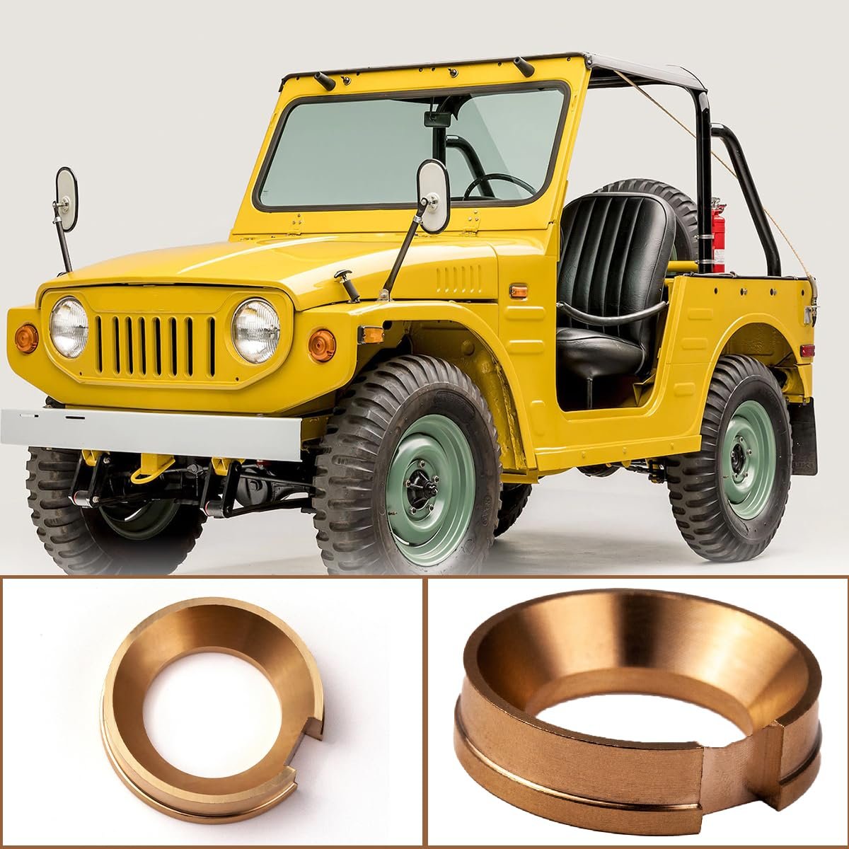 Gtpartes T Case Shifter Sheet Brass Transfer Rg911 Bushing Kit Replacement For Suzuki Samurai