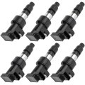Set Of 6 Uf435 4-pins Coil Pack 2003-2008 For Jaguar S-type 3 0l V6 2001-2005 X-type 2 5l 