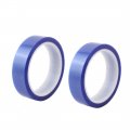 New Lon0167 2pcs 20mm Single Sided Strong Self Adhesive Mylar Tape 33m Length Withstanding Voltage Logo Blue Einseitig Starkes