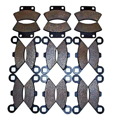 9 Sets 1995 1996 1997 Polaris 400 Scrambler Front Rear Brake Pads