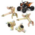 Front Brake Disc Wheel Hub Steering Strut Knuckle Spindle Set For Atv Go Karts Utv Quads