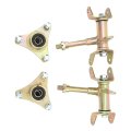 Front Brake Disc Wheel Hub Steering Strut Knuckle Spindle Set For Atv Go Karts Utv Quads