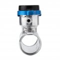 Upper Inline Radiator Hose Filler Adapter 38mm 1 5in Aluminum With Temperature Gauge For Engine 
