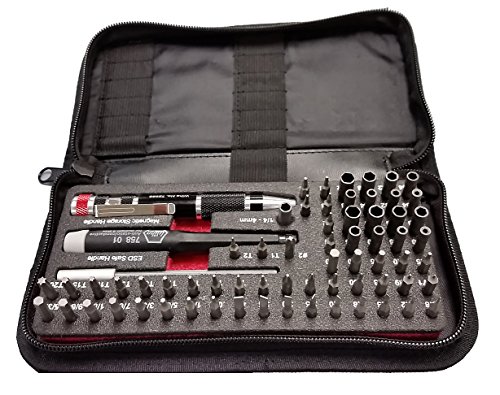 Wiha 75971 Master Tech Micro Bit Set With Travel Case 68-piece
