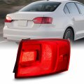 Outer Passenger Side Tail Light Assembly For 2011 2018 Vw Jetta And 2013 2014 Hybrid Sedan Halogen Type Clear Lens Right 