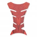 Mc Motoparts Universal Anti-slip Motorcycle Fish Bone Gas Fuel Tank Pad Protector Protection Grip Red Gradients 