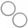 Caltric 2x Muffler Gasket Compatible With Polaris Switchback Assault 600 2015-2019