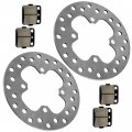 Caltric 2 Front Brake Disc Rotor Compatible With Honda Rancher 420 Trx420fe1 4x4 Es 2014 2015 2016 2017 2018 2019 2020 2021