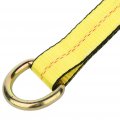 Ocpty 4 X Lasso Straps Wrecker Car Hauler Truck Tow Dolly Tire Wheel Tie Down Strap Yellow 2in 8ft