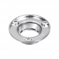 Uxcell Closet Wardrobe Rod Flange 25mm 1inch Dia Socket Bracket Support Holder For Pipe 4pcs