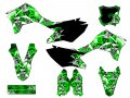2020-2023 Klx 300 R Jester Green Senge Graphics Complete Kit For Kawasaki 